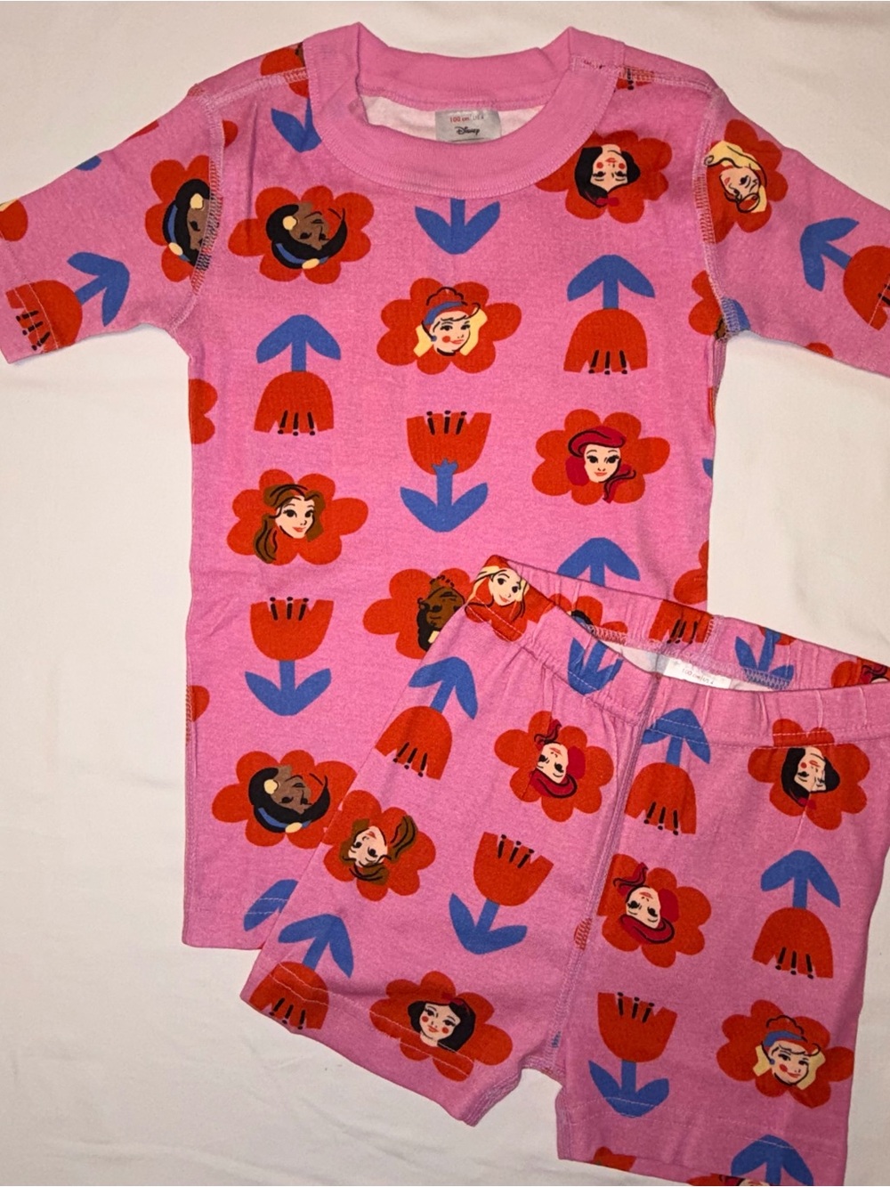 Hanna Andersson X Disney short Disney Princess pajamas sz 4 NWT